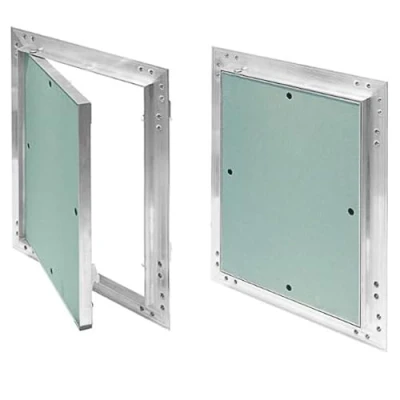 Abbildung von Revisionsklappe GK Einlage 150x200mm Gipskarton 12,5mm KRAL1 Revisionstür Revision Wartungstür 15x20cm Wartung Reinigungsklappe Wartungsöffnung mit Aluminium Rahmen Feuchtraumgeeignet grün Trockenbau