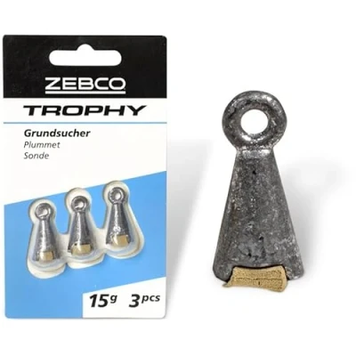 Abbildung von Zebco Qualitäts Trophy Grundsucher Angelblei Blei Grundblei Angeln Angel Zubehör, Diverse, 20 g