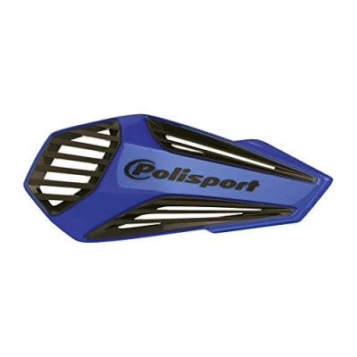 Abbildung von Polisport 8308400007 Handprotektoren MX AIR 1 Style Befestigungspunkt aus Kunststoff inklusive Befestigungskit kompatibel mit Allen Enduro/MX/ATV Modellen in Farbe blau/schwarz