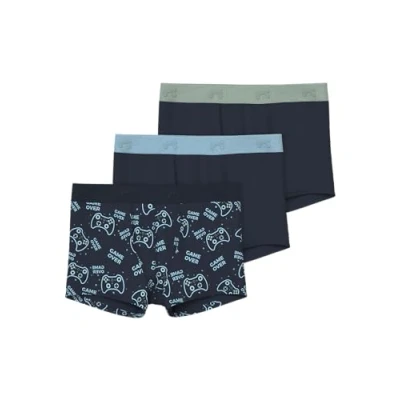 Abbildung von Name it kids Jungen Nkmboxer 3P Game Noos, Dark Sapphire, Numeric_146 (3er Pack)