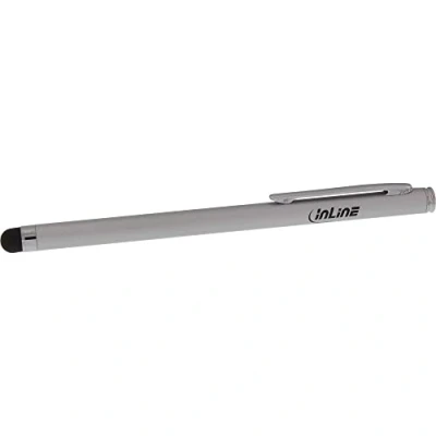 Abbildung von InLine 55467A Stylus, Stift für Touchscreens von Smartphone und Tablet, silber