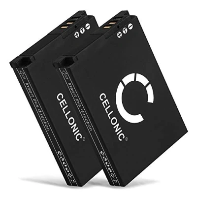 Abbildung von CELLONIC 2X SLB 10 Akku kompatibel mit Toshiba Camileo X Sports/Toshiba 7.2V 7.4V 1050mAh