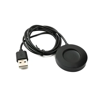 Abbildung von System S USB 2.0 Kabel 100 cm Ladekabel für Xiaomi S1 Pro Smartwatch in Schwarz