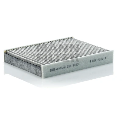 Abbildung von MANN FILTER CUK 2433 Innenraumfilter Aktivkohlefilter 240 190 35 FORD: Fusion Kombi, Fiesta 5, Mk5 Limousine