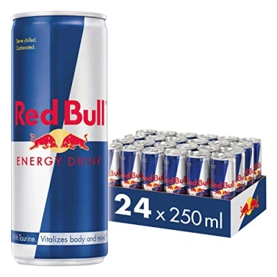 Abbildung von Red Bull Energy Drink, 24 x 250 ml, Dosen Getränke 24er Palette, OHNE PFAND