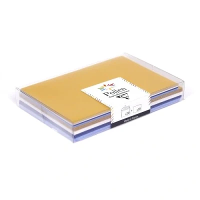 Abbildung von Clairefontaine 20914C Korrespondenzset mit 20 Umschlägen Pollen C6 (114x162 mm) und Karten 11x15,5 cm, 1 Set, Polarweihnacht