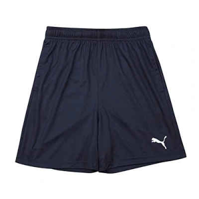 Abbildung von Puma kurze Sporthose für Kinder, Größe: 116, Blauweiss