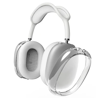 Abbildung von elago Clear Hülle Kompatibel mit AirPods Max Case Abdeckung Transparent, Stoßfest, Kratzfest, Staubabweisend (Transparent)