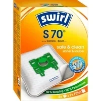 Abbildung von Swirl Staubsaugerbeutel &quot;Swirl S 70 für Siemens und Bosch&quot;, (Packung), 4er Pack