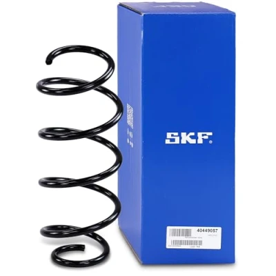Abbildung von SKF VKDL 31037 Fahrwerksfeder Vorderachse Schraubenfeder mit konstantem Drahtdurchmesser weiß (4x), grün (2x) ohne Hülse SEAT: Ibiza 4 Schrägheck