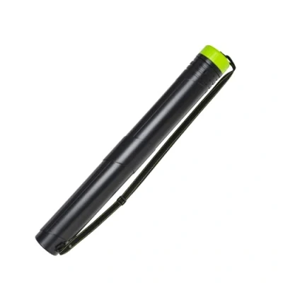 Abbildung von Linex DT124 Zeichen Köcher, 70 124cm, 7,5cm Durchmesser, Transport Rolle, höhenverstellbar, inkl. Schultergurt, schwarz