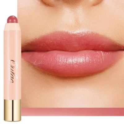 Abbildung von Oulac Blush Stick Lippenstift und Rouge Duo, für Wangen, Feuchtigkeitsspendend Pflegend, Glänzendes Finish, Vegan, Fruit Surge(02)