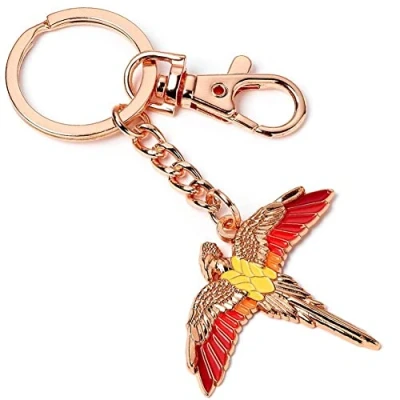Abbildung von Harry Potter Offizieller Fawkes Schlüsselanhänger von The Carat Shop