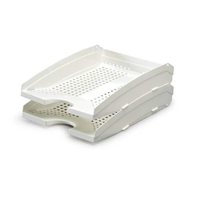 Abbildung von Durable Briefablagen (Trend, für Format DIN A4 bis C4, stapelbar) 6 Stück, weiß, 1701626010