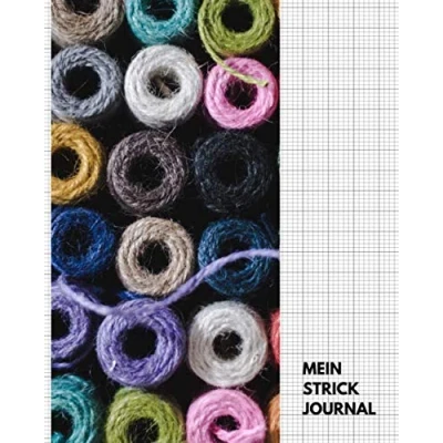 Abbildung von Mein Strickjournal: Notizbuch zum Festhalten von Strickideen, Designs und Aufträgen Stricktagebuch mit 4:5 Strickpapier für Anleitungen Muster