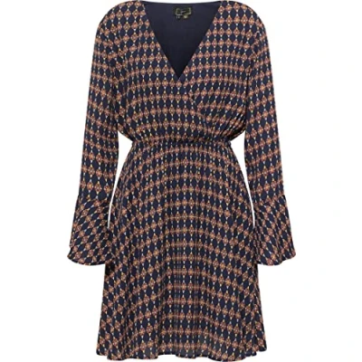 Abbildung von faina Damen Kleid 19223445 FA01, Marine, M