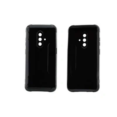 Abbildung von caseroxx Schutz Hülle TPU kompatibel mit Blackview BV5200, Gummi Handy Tasche schwarz