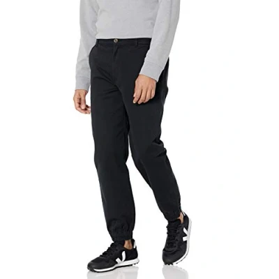 Abbildung von Amazon Essentials Herren Chino Jogginghose Mit Geradem Schnitt, Schwarz, XL