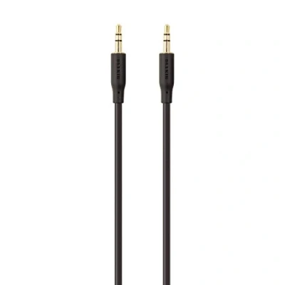 Abbildung von Belkin F3Y117bt2M Klinke Audio Anschlusskabel [1x Klinkenstecker 3.5mm 1x 3.5 mm], Schwarz, 2 m