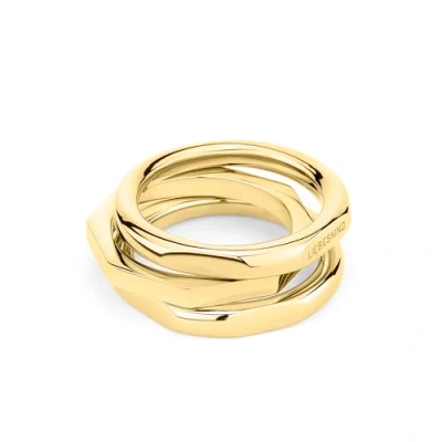 Abbildung von Liebeskind Berlin 3 PACK Ring, Damen, Größe: 54, Gold