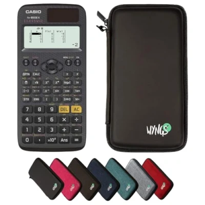 Abbildung von CALCUSO Sparpaket Schwarz mit Taschenrechner Casio FX 85DE X ClassWiz