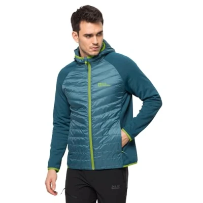 Abbildung von Jack Wolfskin Routeburn Fleecejacke, Herren, Größe: Small, Blue daze