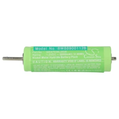 Abbildung von vhbw Akku kompatibel mit Panasonic ER216, ER217, ER2211, ER221E2, ER2171, ER220, ER2201, ER221 Rasierer (2000 mAh, 1,2 V, NiMH)