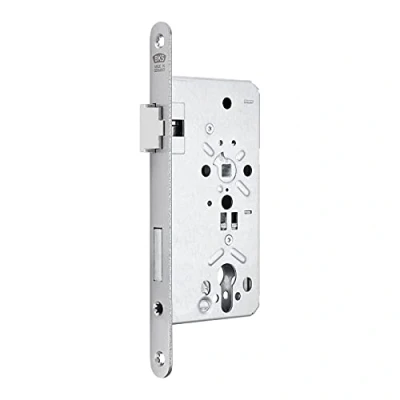 Abbildung von SO TECH® Einsteckschloss Türschloss Dornmaß 55 mm Zimmertürschloss, Profilzylinder, Klasse 3, Stulp 24 von BKS