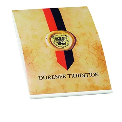 Abbildung von Rössler Papier 20020401 Briefblock DIN A4, 50 Blatt, Dürener Tradition, satiniert, weiß