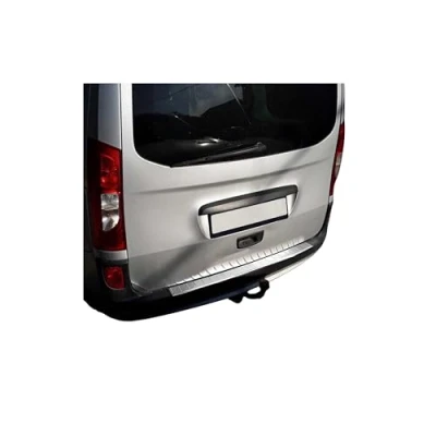 Abbildung von OMAC Ladekantenschutz Stoßstange kompatibel mit Mercedes Citan W415 2012 2020 Chrom Gebürstet