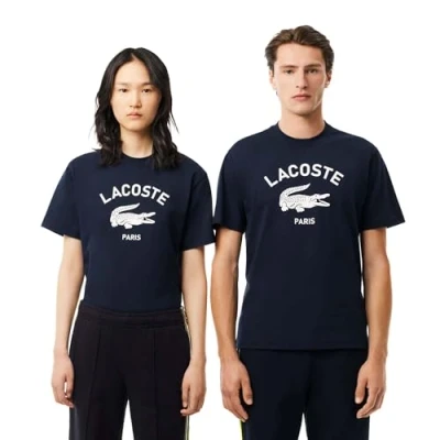 Abbildung von Lacoste Tshirt print, Größe: XL, Navy blue