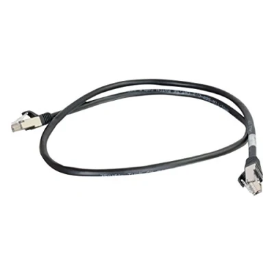 Abbildung von C2G 4M Cat5e Ethernet Netzwerk Patchkabel (STP) gebootet &amp; geschirmt BLK