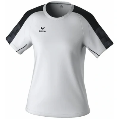 Abbildung von Erima Damen EVO Star leichtes T Shirt (1082419), weiß/schwarz, 34