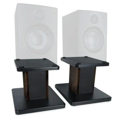 Abbildung von keepdrum SS041WN Boxenständer Tisch Stative für Monitor Boxen Walnuss 1 Paar
