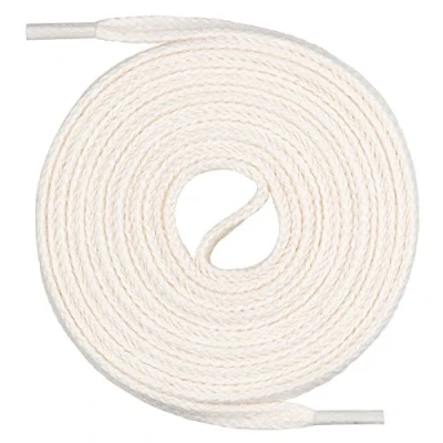 Abbildung von Mount Swiss Schnürsenkel flache Premium aus 100% Baumwolle, reißfest, 7 mm breit