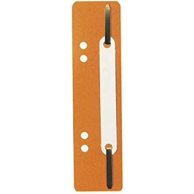 Abbildung von Exacompta 426009B 250er Pack Plastik Heftstreifenorange. Aus PP Folie kaufmännische Heftung Aktendulli Hefter Schnellhefter ideal für Büro und Schule