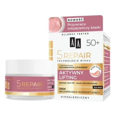 Abbildung von AA Alter Technologie 5Repair 50+ Aktiv Lifting Nachtcreme regenerierende Aufhellung 50ml