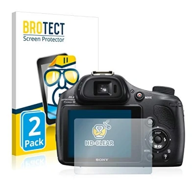 Abbildung von BROTECT (2 Stück Schutzfolie für Sony Cyber Shot DSC HX400V Displayschutz Folie Ultra Klar