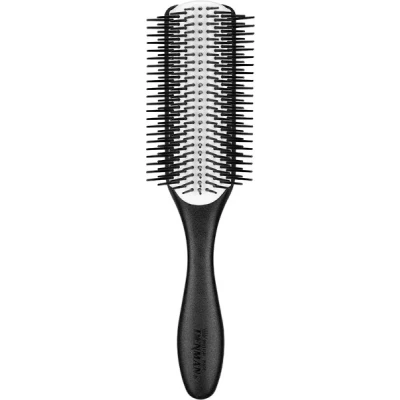 Abbildung von DENMAN Stylingbürste Black Range D4N, 9 reihig, mit abnehmbarem Kissen