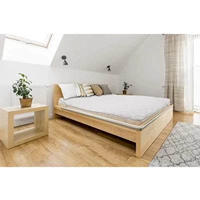 Abbildung von Abeil 15000001809 Auf Rollmatratze, Polyester, Weiß, 90 x 190 cm
