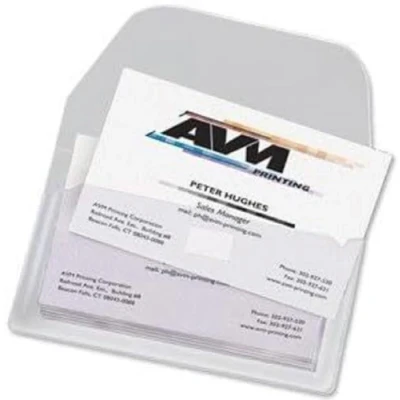 Abbildung von 3L Visitenkartentaschen/6825 10 105x60mm transparent Inh.10