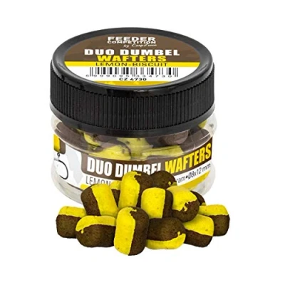 Abbildung von Carp Zoom Duo Dumbel Wafters 8x12mm 15g lemon biscuit