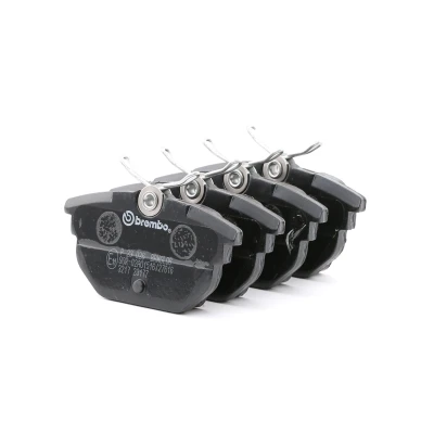 Abbildung von BREMBO P 23 026 Bremsbelagsatz exkl. Verschleißwarnkontakt mit Bremssattelschrauben ohne Zubehör ALFA ROMEO: GTV, Spider, 155, FIAT: Barchetta