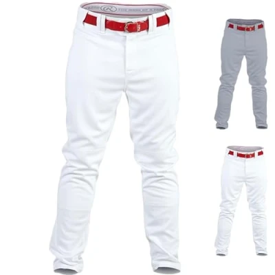 Abbildung von Rawlings PRO 150 Series Game/Practice Baseballhose, Erwachsene, paspeliert, volle Länge