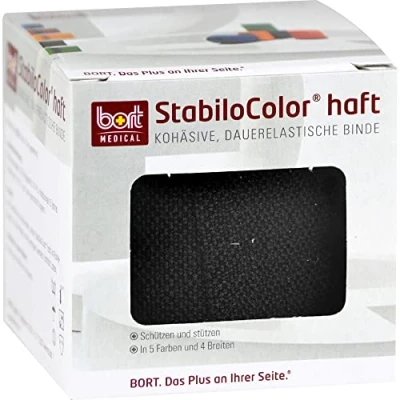 Abbildung von Bort Stabilocolor Binde 8cm schwarz