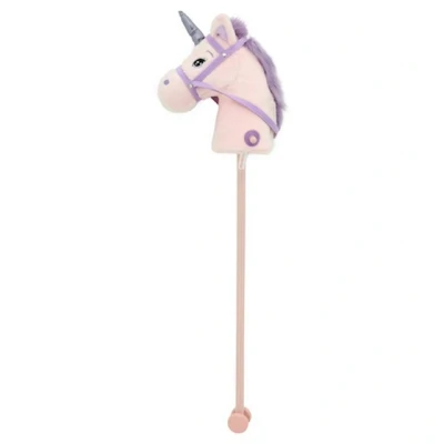 Abbildung von Sweety Toys Steckenpferd 10547 Einhorn Rosa mit zwei Soundfunktionen, Sound