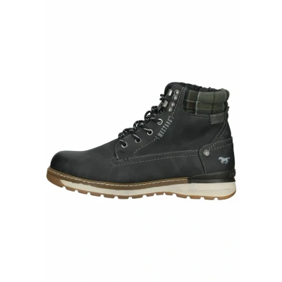Abbildung von Mustang Schnürstiefelette, Herren, Größe: 43, Dunkelgrau Schuhe