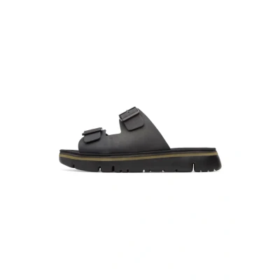 Abbildung von Camper Oruga Pantolette flach, Herren, Größe: 42, Schwarz Schuhe