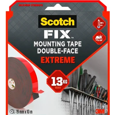 Abbildung von Scotch Fix Extreme PT1100 Long F Montageband, 19 mm x 10 m, 1 Rolle/Pack, mehrfarbig
