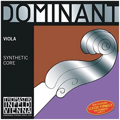 Abbildung von Thomastik Einzelsaite für Viola 4/4 Dominant C Saite Nylonkern Silber umsponnen, stark